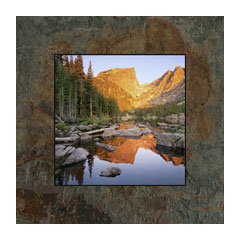 Hallet Peak at Dream Lake by David Clack