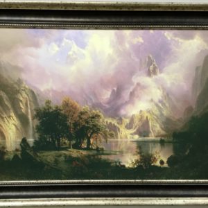 View of the Rocky Mountains by Albert Bierstadt