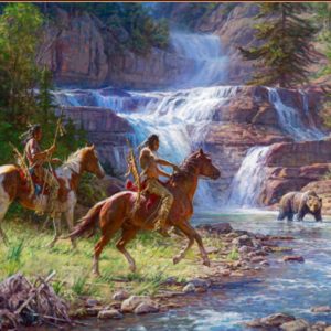 Encounter at the Falls by Martin Grelle