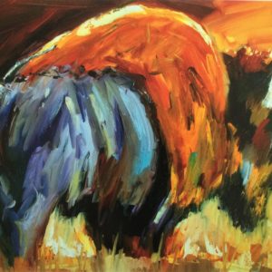 Bison II by Diane Whitehead