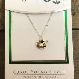 Bee Necklace on card