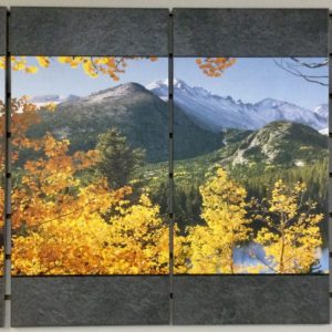 Long's Peak at Bear Lake by David Clack